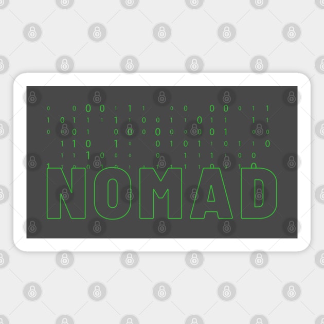 Digital Nomad Magnet by JOYMADS